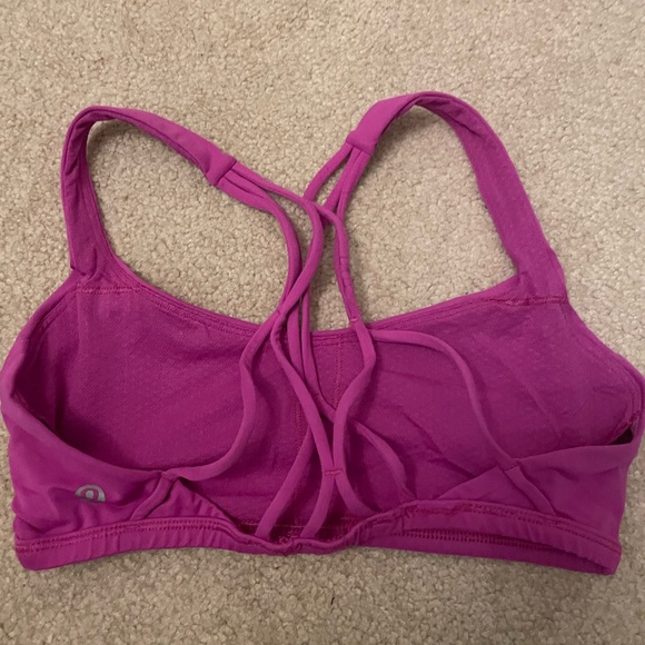 Magenta lululemon bra top - Picture 2 of 3